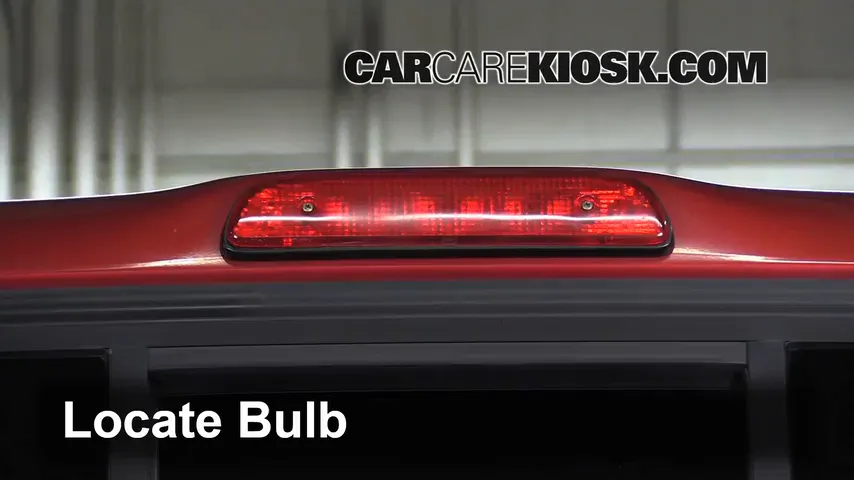 2001 Toyota Tacoma DLX 3.4L V6 Extended Cab Pickup Lights Center Brake Light (replace bulb)